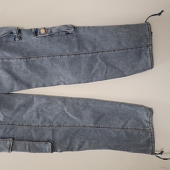 Retrofete Alejandra Cargo Pant in Vintage Celeste Size 24/27 - Picture 13 of 16